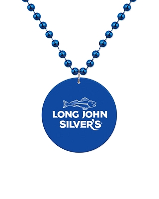 LJS Royal Blue Beads w/Medallion & Logo