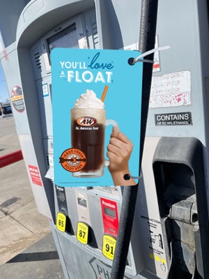 Gas Pump Advertising POP